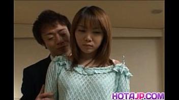 Ayu mayumi is pumped in pussy threesome and vibrator