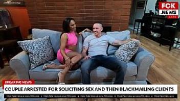 Fck news couple arrested for soliciting sex and blackmailing