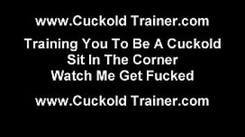Watch and take notes while i get fucked by a real man cuckolding femdom interracial sex