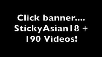 Fucktoy cuties get semen spray faces stickyasian18