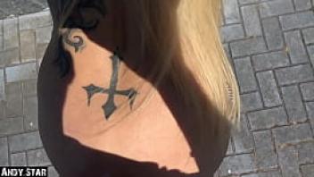 Deutsche blondine wird im hafen rotterdam von andy star gefickt