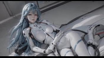 Ai generated rei ayanami asking for a cock