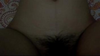 Moaning latina girl tight pussy fucked colombian and hairy