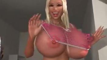 Video monsterboobs and 3d