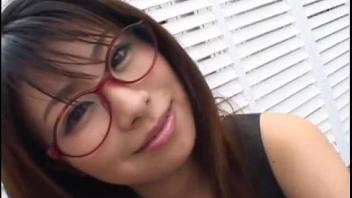 Mimi kousaka with specs licks hard penis japanese and sucking