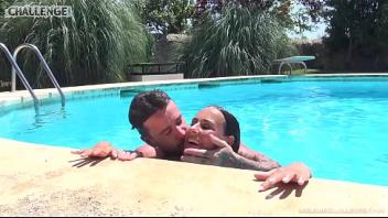 Melonechallenge mallorca special casting threesome outdoor with mea melone super hot and pornstar