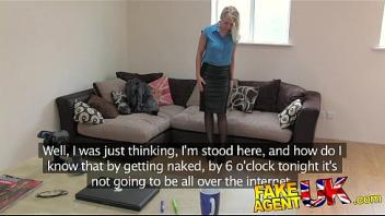 Fakeagentuk hot british chick doubts agent in hardcore casting